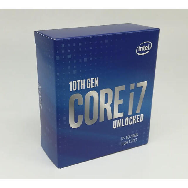 未使用　Intel Core i7-10700K BOX