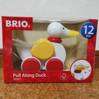 ブリオ(BRIO)の【匿名配送】BRIO (ブリオ) プルトイ ダック アヒル[木製 おもちゃ] (知育玩具)