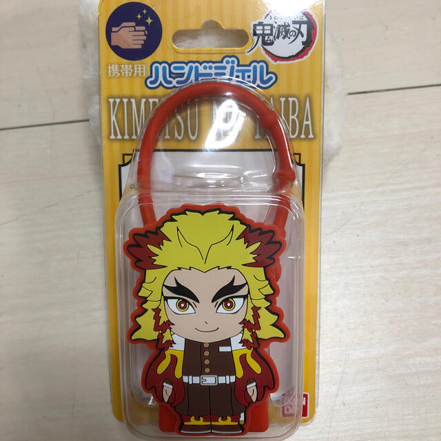 BANDAI(バンダイ)の鬼滅の刃☆煉獄☆ハンドジェルカバー エンタメ/ホビーのおもちゃ/ぬいぐるみ(キャラクターグッズ)の商品写真