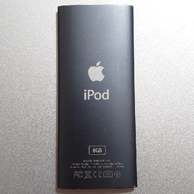 Apple(アップル)のipod nano 8gb 第5世代 動作品 スマホ/家電/カメラのオーディオ機器(ポータブルプレーヤー)の商品写真