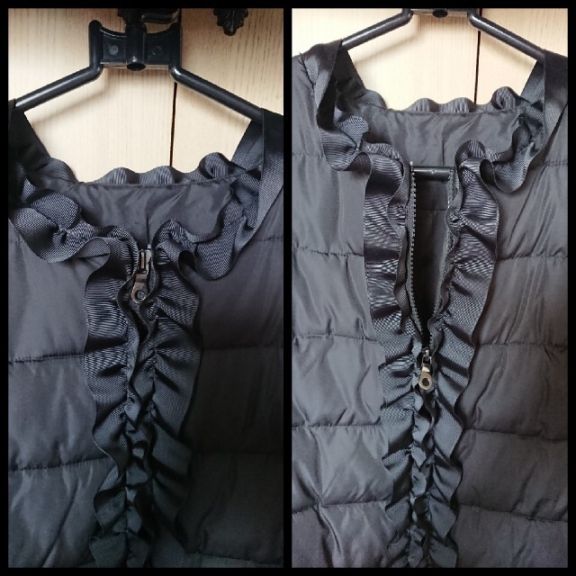 リボンフリンジ 中綿ジャケット  レディースのジャケット/アウター(ダウンジャケット)の商品写真