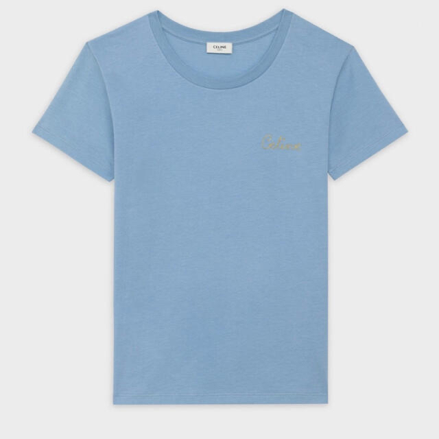 celine セリーヌ 2020 コットンジャージー Tシャツ - Tシャツ(半袖/袖なし)
