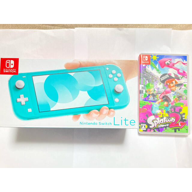 美品　ニンテンドースイッチライト　スプラトゥーン2 セット