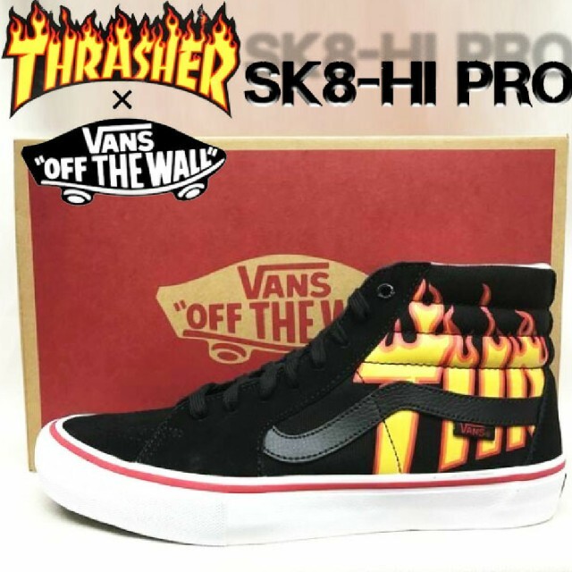 VANS THRASHER 28 SK8 - HI PRO BLACK US10