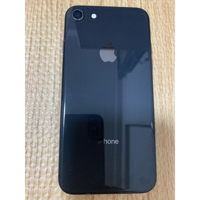 iPhone8 64G 黒 ドコモ SIMロック解除済 - スマートフォン本体
