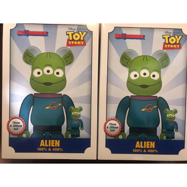 BE@RBRICK toy story alien 100% & 400% セットアップ 12240円 shop