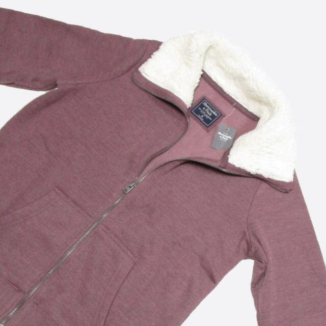 Abercrombie&Fitch(アバクロンビーアンドフィッチ)の★新品★アバクロンビー&フィッチ★襟シェルパニットJKT (Purple/M) レディースのトップス(ニット/セーター)の商品写真