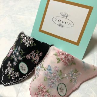 トッカ(TOCCA)のトッカ 刺繍 ハンカチ TOCCA  2枚組 未使用品 百貨店購入(ハンカチ)