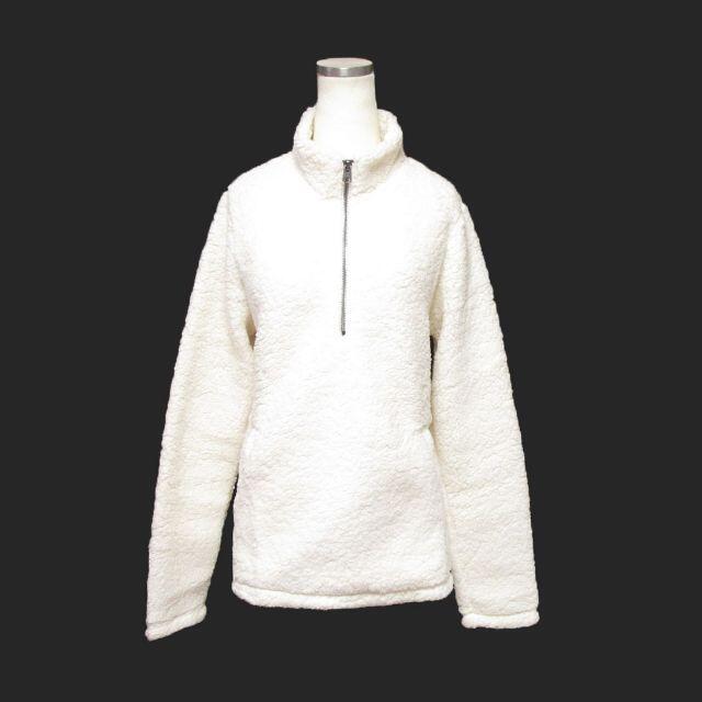 Abercrombie&Fitch(アバクロンビーアンドフィッチ)の★新品★アバクロンビー&フィッチ★シェルパハーフジップ (White/M) レディースのトップス(トレーナー/スウェット)の商品写真