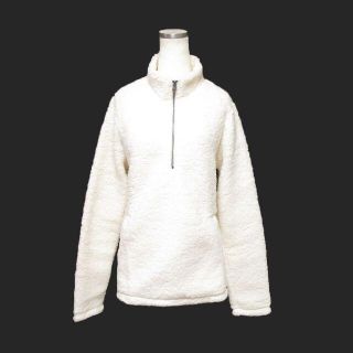 アバクロンビーアンドフィッチ(Abercrombie&Fitch)の★新品★アバクロンビー&フィッチ★シェルパハーフジップ (White/M)(トレーナー/スウェット)