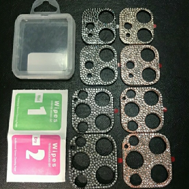 iPhone12 mini カメラ保護 カメラカバー キラキラフレーム スマホ/家電/カメラのスマホアクセサリー(モバイルケース/カバー)の商品写真