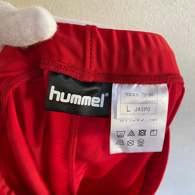 hummel(ヒュンメル)のhummel スパッツ 赤 サッカー ウェア ヒュンメル スポーツ/アウトドアのサッカー/フットサル(ウェア)の商品写真