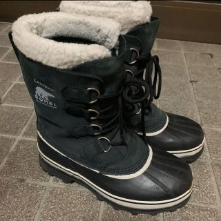 ソレル(SOREL)のソレル カリブー 25 スノーブーツ 黒 スキー場 雪遊び(ブーツ)