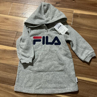 フィラ(FILA)の新品　FILA パーカーワンピ　95(ワンピース)