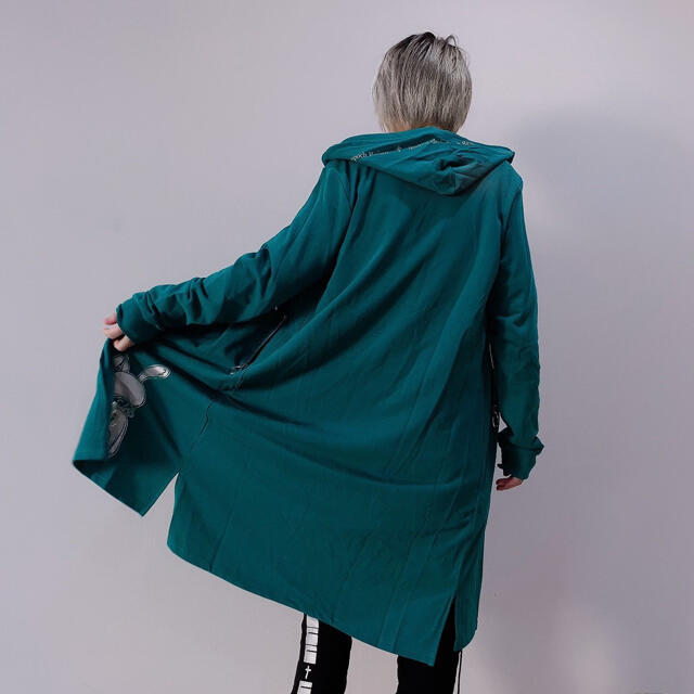 NieR 3ZIP LONG LENGTH OUTER【Emerald】パーカー 2