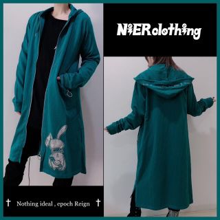 NieR 3ZIP LONG LENGTH OUTER【Emerald】パーカー(パーカー)