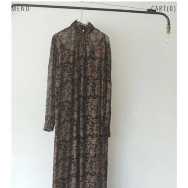 TODAYFUL(トゥデイフル)のTODAYFUL Georgette Leaf Dress ジョーゼットドレス レディースのワンピース(ロングワンピース/マキシワンピース)の商品写真