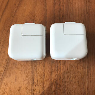 アップル(Apple)のApple 純正　USBパワーアダプター　2個セット(バッテリー/充電器)