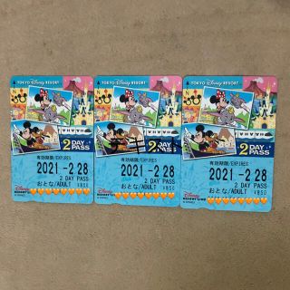 ディズニー(Disney)の未使用 ディズニーリゾートライン2Dayパス(遊園地/テーマパーク)