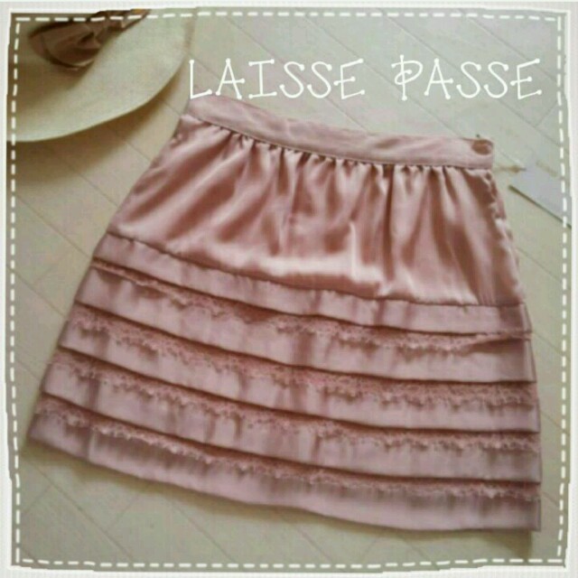 LAISSE PASSE(レッセパッセ)の☆新品☆レッセパッセ　レーススカート☆ レディースのスカート(ミニスカート)の商品写真