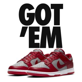 ナイキ(NIKE)のNIKE DUNK LOW "MEDIUM GREY" (UNLV)(スニーカー)