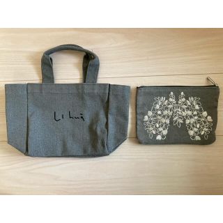 リーファー(LI HUÀ)のLihua リーファー 刺繍入りトート&ポーチ(バッグ)