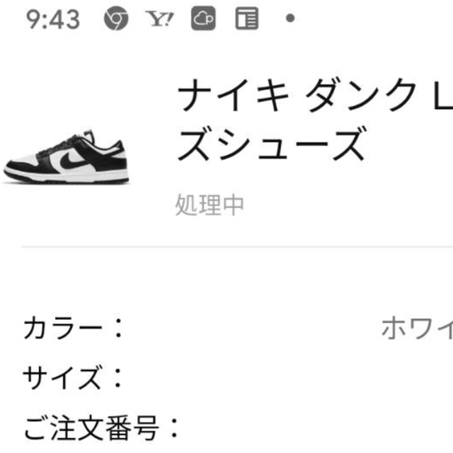 NIKE(ナイキ)のNIKE DUNK LOW Black White 27cm ダンク メンズの靴/シューズ(スニーカー)の商品写真