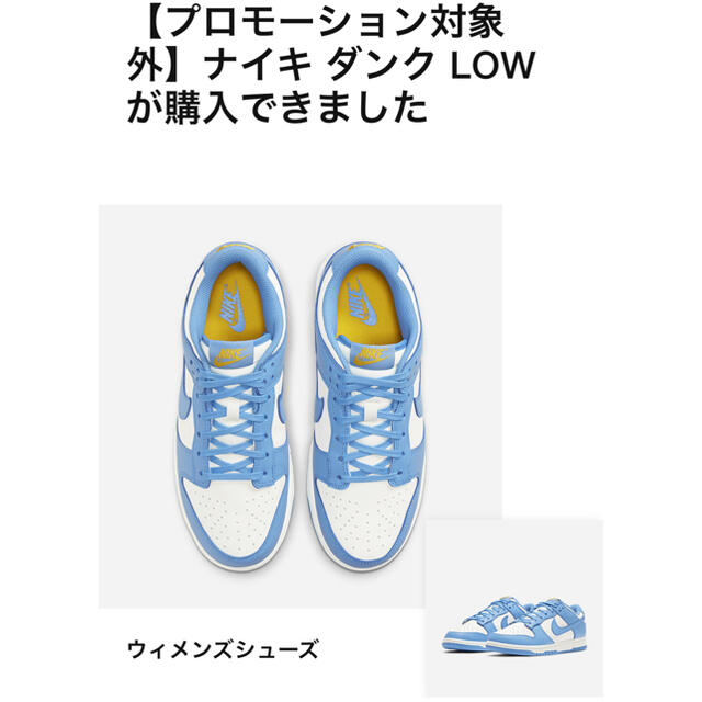 nike dunk low ウィメンズ28.5cm