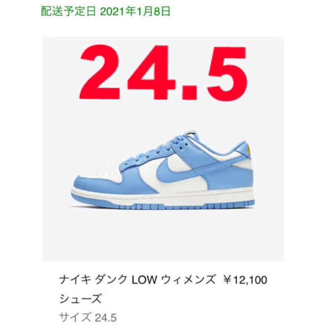 NIKE DUNK WMNS ウィメンズ ダンク LOW Coast UNC