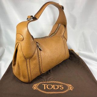 トッズ(TOD'S)のホシノ007様おまとめ2点 トッズ キャメル'&トッズ白ステッチ(ハンドバッグ)