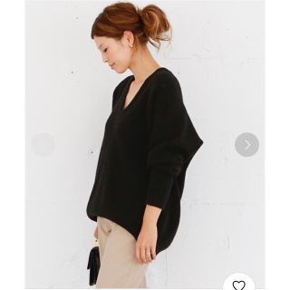 ドゥーズィエムクラス(DEUXIEME CLASSE)のDeuxieme Classe ウールカシミヤVネックニット　美品✨(ニット/セーター)