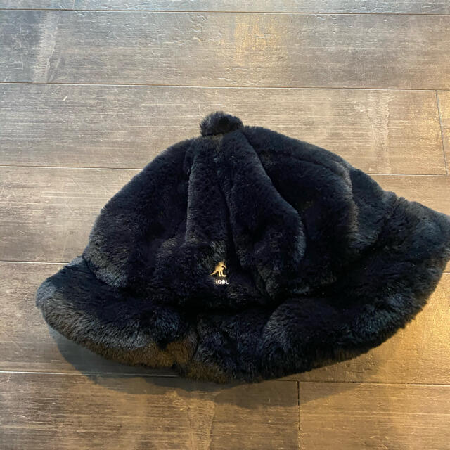 KANGOL(カンゴール)のKANGOL Faux Fur Casual L black メンズの帽子(ハット)の商品写真