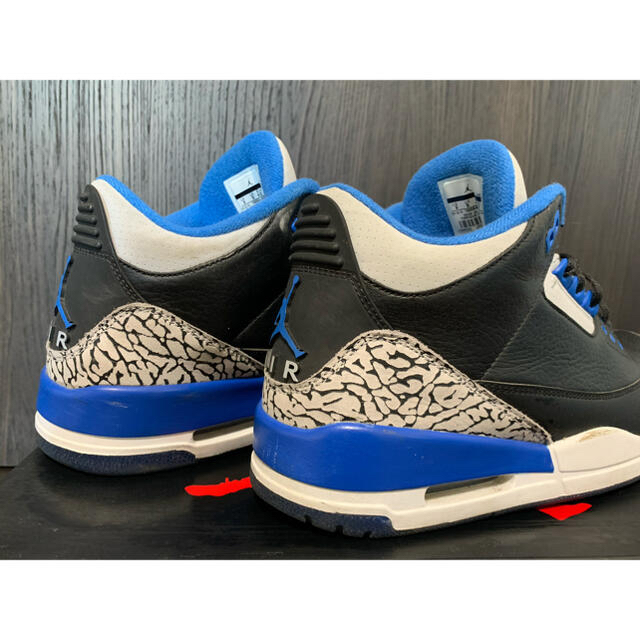 NIKE(ナイキ)のNIKE AIR JORDAN 3 RETRO SPORT BLUE メンズの靴/シューズ(スニーカー)の商品写真