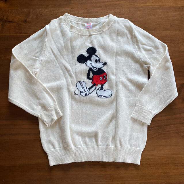 UNIQLO(ユニクロ)のUNIQLO KIDS   Disney薄手のニット110cm キッズ/ベビー/マタニティのキッズ服女の子用(90cm~)(ニット)の商品写真