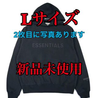 エッセンシャルデザイン(ESSENTIAL DESIGNS)のFEAR OF GOD FOG ESSENTIALS  パーカー　ブラック　黒(パーカー)