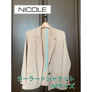 ニコル(NICOLE)のテーラードジャケット ベージュ(テーラードジャケット)