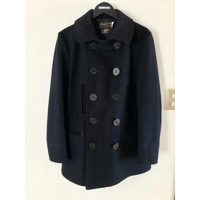 週末値下げ中！PHIGVEL/フィグベル/NAVALOVERCOAT/PコートNAVY定価