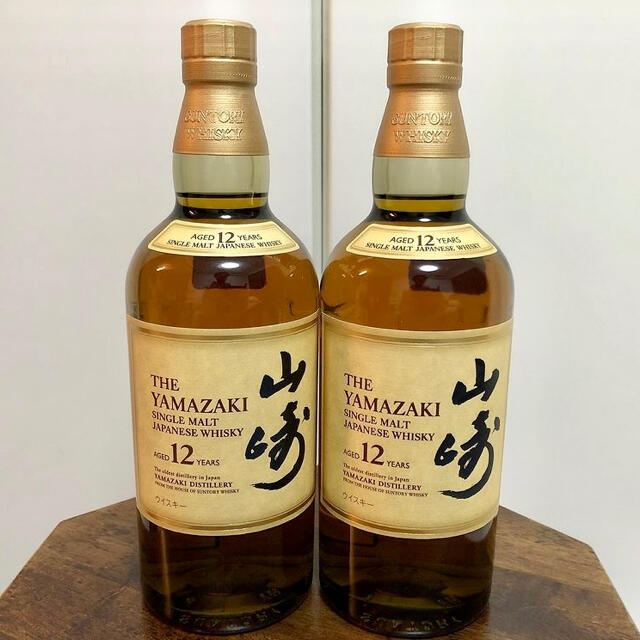 サントリー(サントリー)のサントリー 山崎12年 700ml 新品未開封　2本セット 食品/飲料/酒の酒(ウイスキー)の商品写真