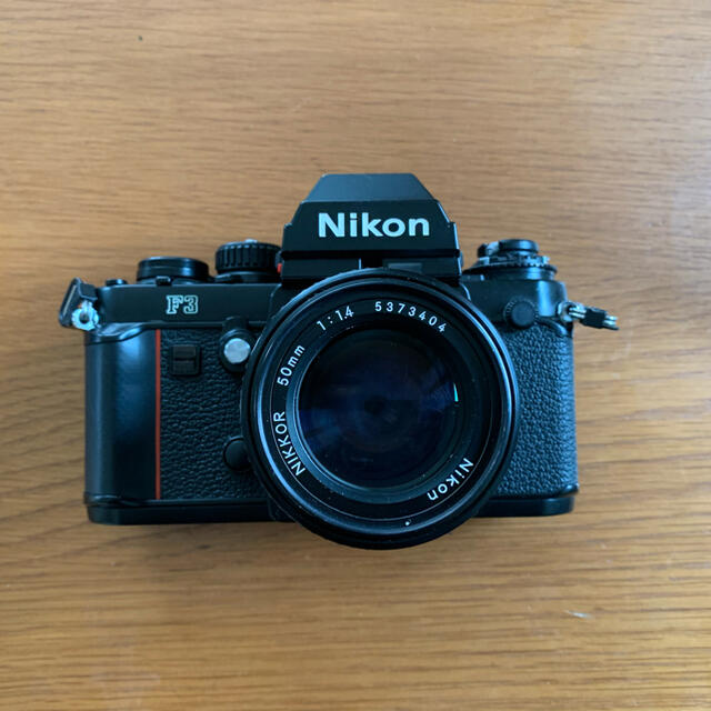 Nikon(ニコン)のNikon  f3 アイレベル　AI NIKKOR 50mm F1.4 完動品 スマホ/家電/カメラのカメラ(レンズ(単焦点))の商品写真