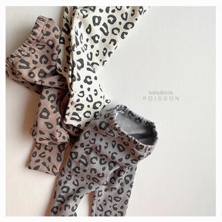 ザラキッズ(ZARA KIDS)の新品 leopard leggings pants  韓国子供服(パンツ/スパッツ)
