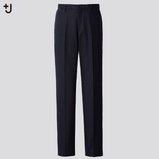 ユニクロ(UNIQLO)の新品未使用 UNIQLO+J ウールスリムフィットパンツ セットアップ 紺 79(スラックス)