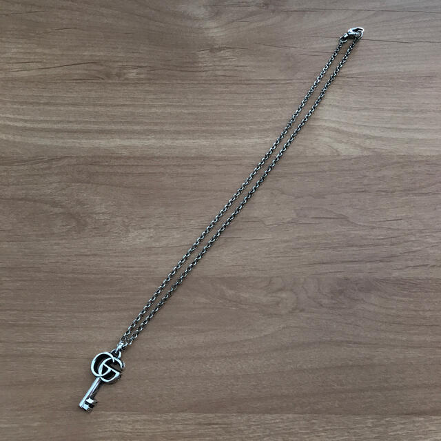 Gucci - GUCCI ダブルG キー ネックレス シルバーの通販 by mo♡mo's