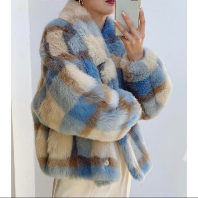 searoomlynn ECOファーショートCollarコート 【冬バーゲン☆特別送料