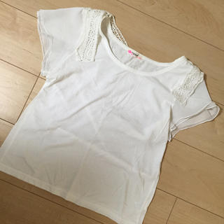 プードゥドゥ(POU DOU DOU)のPOU DOU DOU ホワイトTシャツ(Tシャツ(半袖/袖なし))