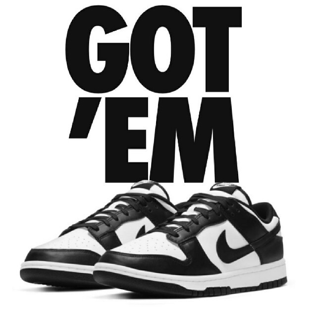 NIKE DUNK LOW RETRO Black White ナイキ ダンク