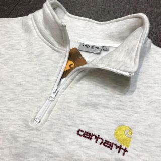 カーハート carhartt ハーフジップ スウェット パーカー Mサイズ