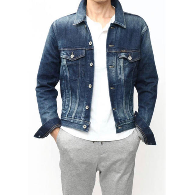 YANUK(ヤヌーク)のYANUK  ALAN ストレッチ デニムジャケット Gジャン メンズのジャケット/アウター(Gジャン/デニムジャケット)の商品写真