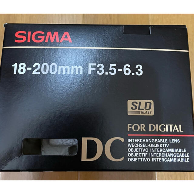 SIGMA デジタルカメラ用望遠レンズ18-200mm F3.5-6.3