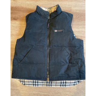 バーバリー(BURBERRY)のBurberry バーバリー　リバーシブルダウンベスト110㎝美品(ジャケット/上着)