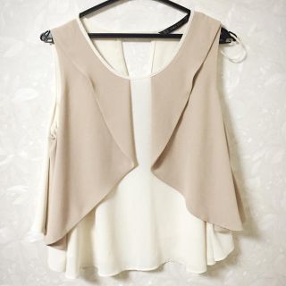 ザラ(ZARA)の美品ZARA キレイめTOPS(カットソー(半袖/袖なし))